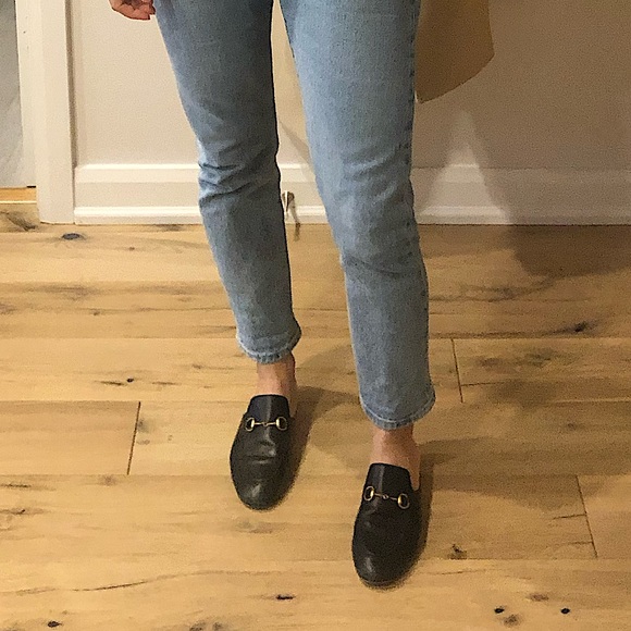 Authentic Gucci Black Leather Slippers - Picture 11 of 11